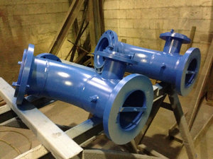 Inlet bends painting process Proinmec
